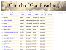 Tablet Screenshot of churchofgodpreaching.com